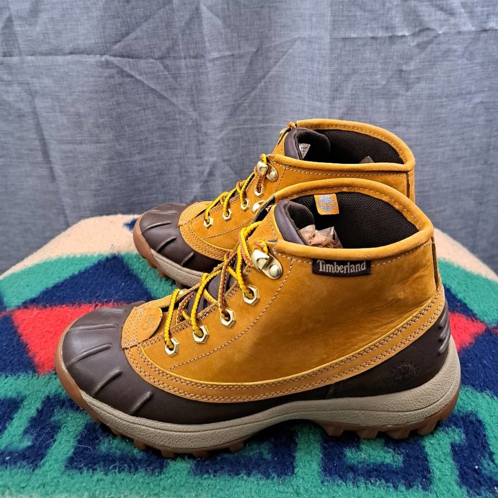 %TIMBERLAND NELLIE WOMEN'S 7M WATERPROOF ANKLE BOOT WHEAT YELLOW CHUKKA / D6
